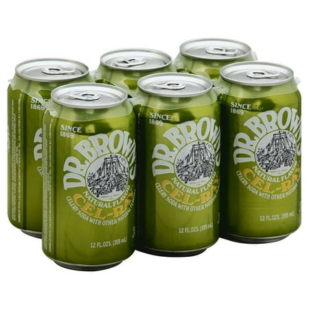Dr.Browns Cel-Ray Natural Flavor, 12 oz. Cans (Pack of 6)