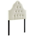 thumbnail image 3 of Modway Sovereign Twin Upholstered Fabric Headboard in Ivory, 3 of 9