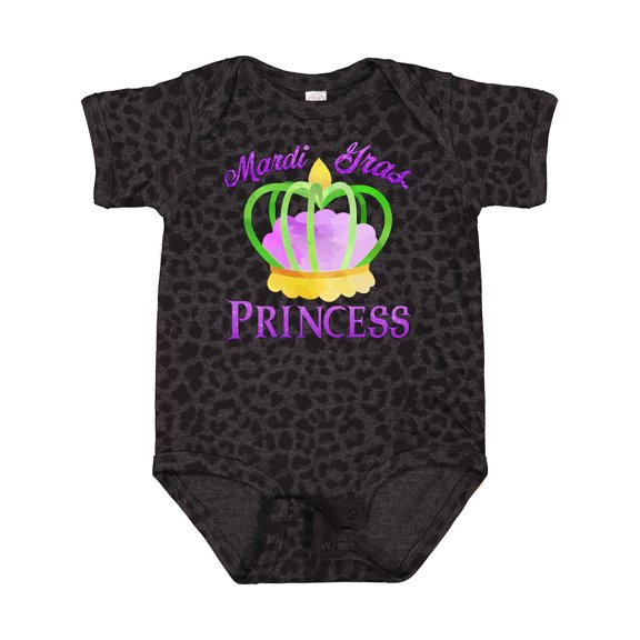 Inktastic Mardi Gras Princess Girls Baby Bodysuit