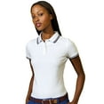 thumbnail image 2 of Asquith & Fox Womens Classic Fit Tipped Polo, 2 of 2