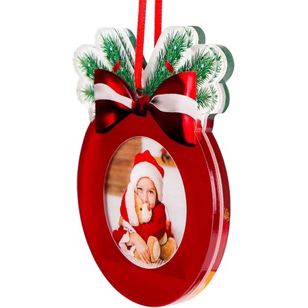 2021 Christmas Photo Frame Ornaments 3 X 3 5 Christmas Ornament Frame Picture Frame Christmas Ornaments For Tree Tion Walmart Canada