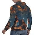 thumbnail image 6 of Cauagu Cowboy Boots Under Starry Sky for Men's Pullover Hooded Sweatshirt Athletic Casual Hoodie Aautumn Hoodie Sweatshirt for Men Pullover Casual Hooded Sweatshirt-Small, 6 of 7