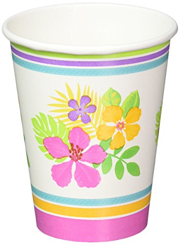 Sun-Sational Summer Luau Frucht-Blumen-Girlande – 6 Stück, Je 2,1 M, Buntes Papier, Für Party-Dekoration