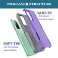 thumbnail image 4 of [PST] Samsung Galaxy S22 Hard Case, Anti-Drop Dual 3 Layers Shockproof Heavy Duty Defender Hard Case Back Cover, 4 of 4