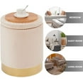 thumbnail image 6 of Mxfurhawa Velvet Storage Ottoman Multipurpose Footrest Stool for Living Room & Bedroom(Champagne), 6 of 7
