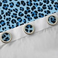 thumbnail image 4 of Manfei Leopard Print Curtains Pack of 2 (42x84 Each),Jungle Animal Curtains Blackout,Blue Black Bedroom Curtains For Girls Boys,Breathable Home Decor, 4 of 6