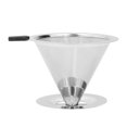 thumbnail image 1 of Dripper à Café en Acier Inoxydable Réutilisable pour la Randonnée Travellingmodel 02, 1 of 7
