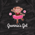 thumbnail image 4 of Inktastic Grammie Girl Ballerina Monkey Girls Baby Bodysuit, 4 of 5