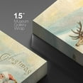 thumbnail image 4 of wall26 Canvas Print Wall Art Merry Christmas Santa Claus Reindeer Celebrations &amp; Holidays Decorative Illustration Modern Art Scenic Colorful Warm for Living Room, Bedroom, Office - 16"x24&qu, 4 of 5