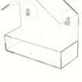 Clear View Window Bird Feeder Durable Plastic Construction, Strong