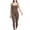 Brown, variant on Sevevn Women Fashion Fallow Comfort Solid Color Yoga Jumpsuit Pants Black M Gift for Adults