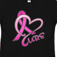 thumbnail image 4 of Inktastic Cure- Breast Cancer Awareness pink ribbon Boys or Girls Toddler T-Shirt, 4 of 5