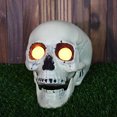 thumbnail image 2 of Escultura Esqueleto Rosa Solar Halloween Con Linterna Impermeable para Jardín, 2 of 9