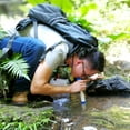 thumbnail image 2 of Outdoor Water Filter Straw Water Purifier Filtration System Bottom Thread Design for Emergency Camping Travelling, 2 of 8