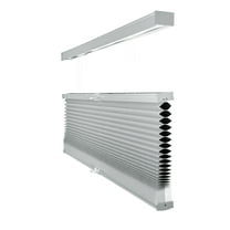 Chicology Cordless Top Down Bottom Up Blackout Cellular Shade Light Grey 48.25 in. W x 72 in. L