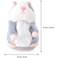 thumbnail image 2 of 2 piezas de juguete de peluche de hámster parlante que repite lo que dices, grabación electrónica, juguete interactivo de peluche, juguetes de aprendizaje temprano, regalos navideños JM, 2 of 5