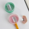 thumbnail image 5 of Clearance! Kbndieu Round Mini Pencil Sharpener Colored Transparent Hole Pencil Sharpener, 5 of 6