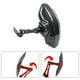 thumbnail image 4 of Guardabarros de rueda trasera universal con rotación de 36 degree, extensible, compatible con piezas de guardabarros Negro, 4 of 8