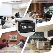 4K Video Capture Card,HD Audio Video Capture,HDM Loop-Out, 1080P 60FPS,2K 30FPS Video Game Capture for Streaming Works for PS5,Switch,Camera,PC,OBS,Black