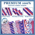 thumbnail image 3 of Rollo de tela Ganeen Cotton Jelly Patriotic, 60 unidades, 100 x 6,5 cm, 3 of 7