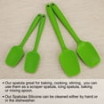 thumbnail image 5 of Unique Bargains Silicone Spatula Set of 4 Heat Resistant Non Stick Turner Green, 5 of 7