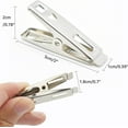 thumbnail image 3 of 60PCS Strong Stainless Steel Clothes Pins, Metal Laundry Clips, Heavy Duty Metal Clothespins for Laundry, Hanging, Drying Socks, Craft, Food Sealing, and Household Use, 3 of 7