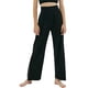 thumbnail image 1 of Pantalones de Yoga de Pierna para Mujer, Holgados y Cómodos, de Cintura Alta, con Bolsillos. Negro M, 1 of 10