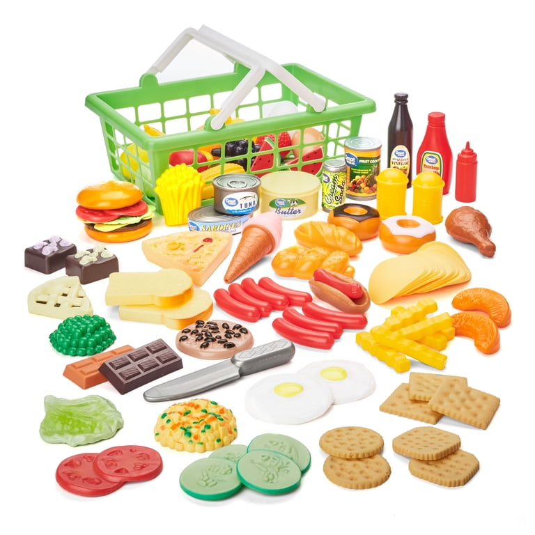 Play Food Basket Set, 100 Pieces photo 1