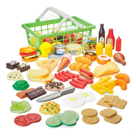 Kid Connection Play Food Set  100 Pieces