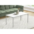 thumbnail image 5 of Monarch Specialties Coffee Table, Accent, Cocktail, Rectangular, Living Room, 40"L, White Laminate, 5 of 5