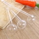 thumbnail image 4 of 3 unids de Plástico Ponche Servir Cucharón Claro Duro Cuchara Mango Largo cucharas de Sopa de Cocina Agitador Herramientas de Cocina, 4 of 4
