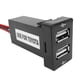 thumbnail image 5 of Speravity Conector de interfaz USB dual 12V 4.2A para Hilux VIGO Teléfono de carga MP3 MP4 PAD Tablet PC 22x33mm 20x40mm Type1 NO1 Speravity CBP168920, 5 of 6
