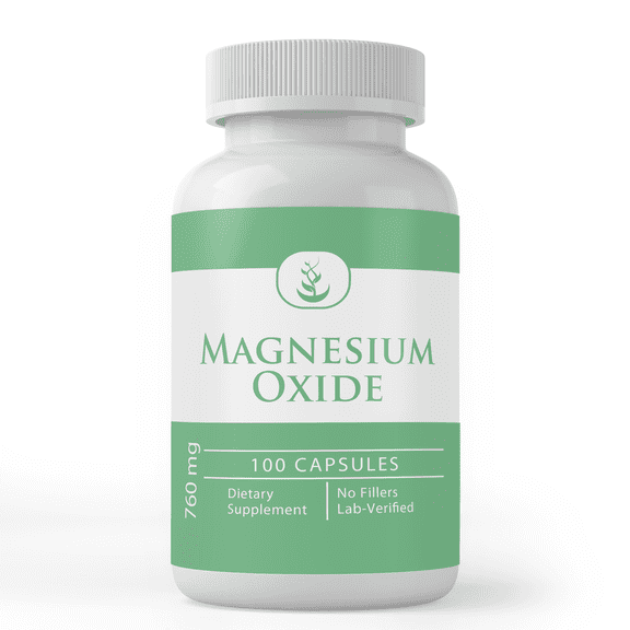 Pure Original Ingredients Magnesium Oxide, 100 Capsules Always Pure, No Additives Or Fillers, Lab Verified