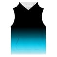 thumbnail image 2 of Kiijoy Boys Gradient Hooded Sweatshirt Summer Active Sleeveless Hoodie Top, 11-12 Years, 2 of 4