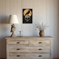 thumbnail image 5 of ZHONGYUTONG Crow Canvas Wall Art Vintage Halloween Pictures Wall Decor Black Raven Gothic Painting for Bedroom Living Room Decor Framed (12.00" x 18.00"), 5 of 5