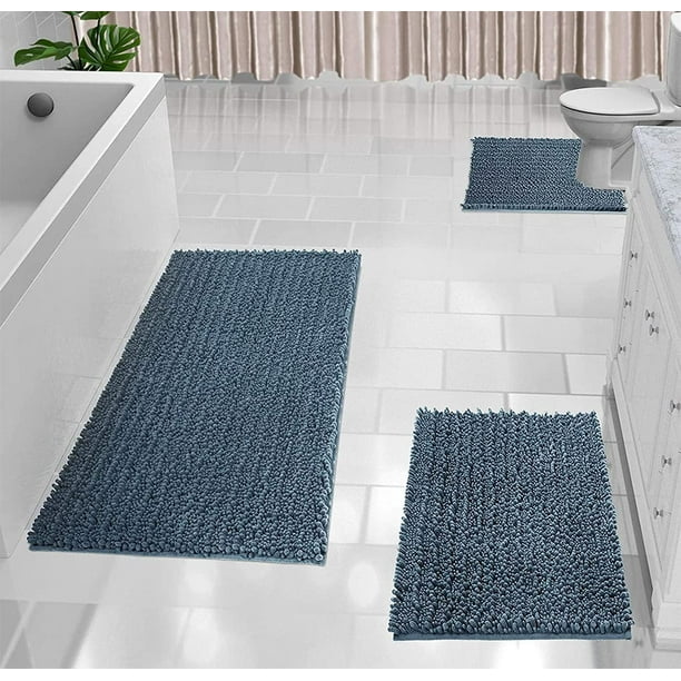 Bath Mats For Bathroom Anti Slip Absorbent Bathroom Mats Soft Microfiber  Bath Mats Fluffy Plush Shaggy Bathroom Rugs And Mats For Shower Tub Sink, Today's Best Daily Deals