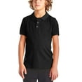 thumbnail image 1 of Ma Croix Kids Pique Polo Shirt Solid Plain Short Sleeve Uniform Regular Fit, 1 of 4