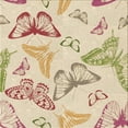 thumbnail image 1 of Ahgly Company Tapis d'Intérieur Lavable en Machine Carré Transitionnel Pérou Brun, 6 Pieds Carré, 1 of 7