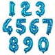 thumbnail image 4 of Globos digitales de aluminio de 32 pulgadas con números, ideales para fiestas, cumpleaños, bodas y aniversarios (número 3 impreso en azul), 4 of 7