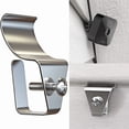 thumbnail image 2 of WWG Stainless Steel Vinyl Siding Hooks for Outdoor Cameras, No Drill Installation, Holds Up to 18 lbs, for Hanging String Lights Wreaths Decorations Plants, 2 Pack, 2 of 7