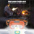 thumbnail image 1 of Linterna frontal LED XPE de 2 modos inducción de onda inteligente IPX4 resistente al agua 300lm linterna frontal de seguridad para exteriores para Camping pesca nocturna FLhrweasw  Nuevo, 1 of 8