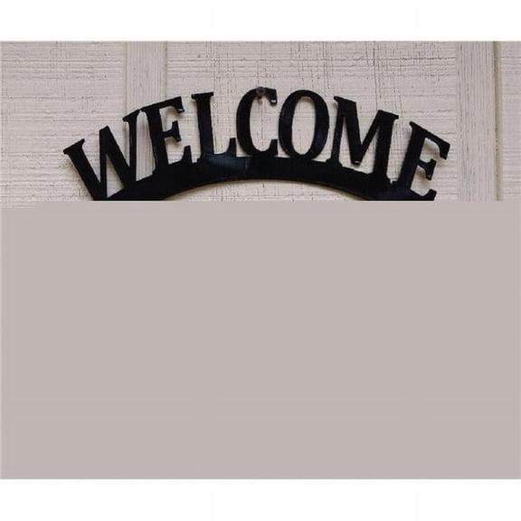 The Lazy Scroll goatwelcome Goat Metal Welcome Sign