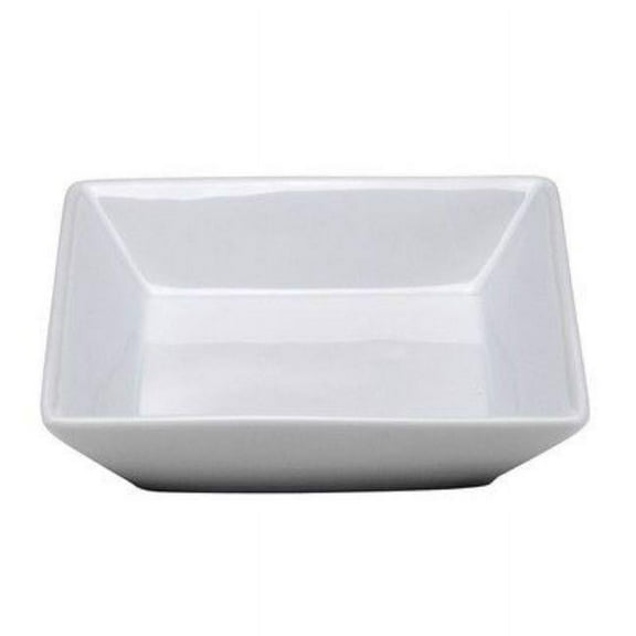 Buffalo  11.8 oz Bright White Ware Square Low Bowl