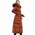 thumbnail image 3 of Chaqueta parka impermeable, abrigo moderno, chaqueta de invierno para mujer, abrigo largo acolchado de algodón, abrigo largo acolchado para mujer, chaqueta parka, 3 of 4