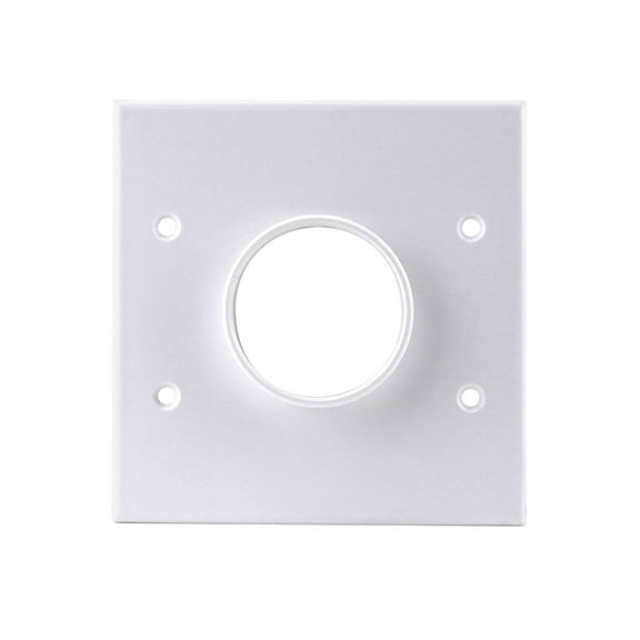 Skywalker Signature Series Double-Gang Wall Plate with 1-3/4-inch Opening (White)