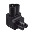 thumbnail image 3 of Electrical Plug Durable IEC320 C6 to C5 Replacement Accessory IEC C6 3 Pin Male to C5 3 Hole Female Power Converter Adapter, 3 of 8