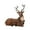 D, variant on Tizuqe Christmas Deer Figurines,Deer Model,Realistic Reindeer Figurines with Long Antler and Feet Centerpieces