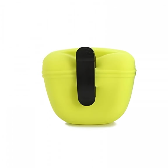 GASTROPOD Silicone Dog Treat Pouch-Small Training Bag-Portable Dog Treat Bag for Leash with Magnetic Closure and Waist Clip - 2Pieces Treat Pouches for Pet Training