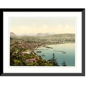 Historic Framed Print, Bregenz from "Haggen" Tyrol Austro-Hungary, 17-7/8" x 21-7/8"