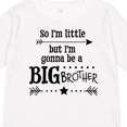 thumbnail image 4 of Inktastic So I'm Little, but I'm Gonna to Be a Big Brother Boys Long Sleeve Toddler T-Shirt, 4 of 5